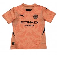 Fotbalové Dres Manchester City Brankářské Venkovní 2024-25 Krátký Rukáv